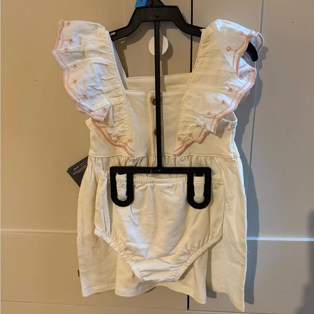 Modern Moments cream ruffle dress